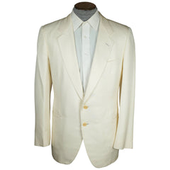 Cream silk jacket best sale