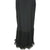 Vintage 1930s Evening Gown Black Crepe Dress Size M L