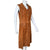 Vintage 1970s Suede Leather Jumper Dress Sz L