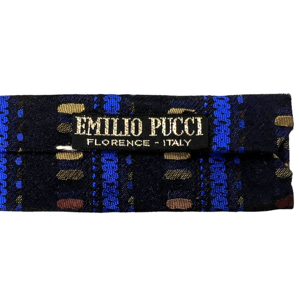 Emilio Pucci Vintage 1960s Multicolor Tulip Print Silk Pocket