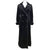 Vintage 1970s Maxi Coat Black Velvet Holt Renfrew 1300 S M