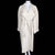 1980s Vintage Krizia Coat Off White Wool Swagger Style L XL