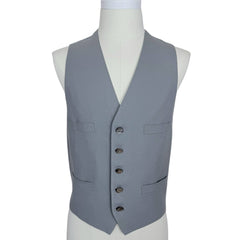 Vintage 1940s Vest Grey Waistcoat for Morning Suit Mens Sz M