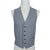 Vintage 1940s Vest Grey Waistcoat for Morning Suit Mens Sz M