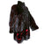 Designer Vintage Mink Coat with Red Dyed Music Notes