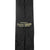 Vintage 1960s Pierre Cardin Tie Black Silk Moiré Slim Necktie