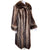 Raccoon Fur Coat Revillon Paris New York Ladies Size L