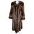 Raccoon Fur Coat Revillon Paris New York Ladies Size L