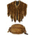 Antique Victorian Mink Fur Collar and Muff Set