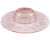 Depression Era Elegant Glass Heisey Console Bowl Wide Flat Rim Flamingo Pink - Poppy's Vintage Clothing