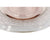 Art Deco Elegant Glass Centrepiece Console Bowl Wide Rolled Etched Rim Pink 13.25 - Poppy's Vintage Clothing