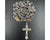 Vintage Bli Rock Crystal Rosary Sterling Silver Our Lady of Mt Carmel 5 Decade - Poppy's Vintage Clothing