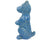 Vintage 1930s Avon Ware Pottery Dog Figurine Blue Glaze 6.5 - Poppy's Vintage Clothing