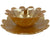 Vintage Fire King Peach Lustre Glass Party Dessert Set Lotus Form - Poppy's Vintage Clothing