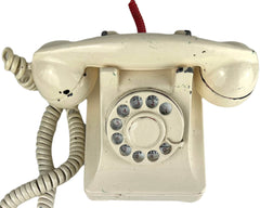 Vintage Northern Electric Rotary Telephone 302 1946 Metal Body Painted Sold As Is - Poppy's Vintage Clothing