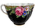 Vintage 1950s Paragon Bone China Cup & Saucer Tapestry Rose Black C 5459 - Poppy's Vintage Clothing