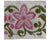 Vintage Jacquard Ribbon Trim Pink & Green Floral Embroidery on Silver 7 Yards 1.5 - Poppy's Vintage Clothing