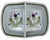 Vintage Buchan Thistle Divided Baker 11 Scottish Stoneware 270 D 11 2 12 Portobello Scotland - Poppy's Vintage Clothing