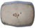 Vintage Buchan Thistle Divided Baker 11 Scottish Stoneware 270 D 11 2 12 Portobello Scotland - Poppy's Vintage Clothing