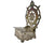 Antique Russian Silver Salt Chair Kostroma Assay Mark  Maker Mark - Poppy's Vintage Clothing