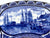 Antique Blue and White Souvenir Plate New Brunswick and Maine Rowland & Marcellus William Van Horne - Poppy's Vintage Clothing