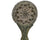 Antique Greek Patinated Silver Filigree Hand Mirror w Bronze Handle 19th c - Poppy's Vintage Clothing