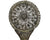 Antique Greek Patinated Silver Filigree Hand Mirror w Bronze Handle 19th c - Poppy's Vintage Clothing