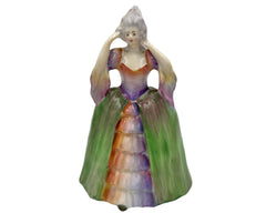 Vintage 1950s Rosina Bone China Figurine Pamela 18th c Court Lady - Poppy's Vintage Clothing