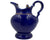 Antique Souvenir China Cobalt Blue Mini Pitcher Crystal Palace London - Poppy's Vintage Clothing