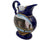 Antique Souvenir China Cobalt Blue Mini Pitcher Crystal Palace London - Poppy's Vintage Clothing