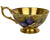 Vintage Aynsley Gold Orchard Fruit Cup & Saucer Signed D Jones Bone China - Poppy's Vintage Clothing
