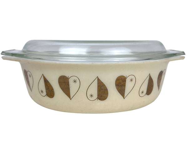 Pyrex Golden Hearts Casserole With online Holder