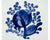 Vintage 1965 Royal Copenhagen Alumni Porcelain Traquebar Blue Bread & Butter Plate 6 3/4 - Poppy's Vintage Clothing
