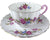 Vintage Shelley Tea Cup and Saucer Rose & Tulip Ludlow Shape Bone China 2316 - Poppy's Vintage Clothing