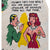 Vintage 1950s Dish Towel Sexist Illustrations Joke Tea Towel - Poppy's Vintage Clothing