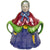 Vintage 1930s Little Old Lady Tea Service Set Teapot Sugar Creamer HJ Wood - Poppy's Vintage Clothing