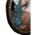 Antique Catholic Souvenir Ste Anne de Beaupre Convex Bubble Glass Frame - Poppy's Vintage Clothing