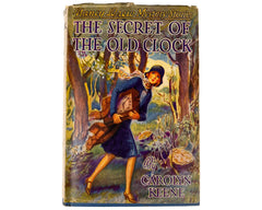 Nancy Drew Book The Secret of the Old Clock Wartime Edition 1943-45 - Poppy's Vintage Clothing