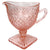 Hocking Miss America Pink Depression Glass Creamer and Sugar - Poppy's Vintage Clothing