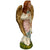 Vintage Winged Angel Figurine Painted Ceramic Statue 10.5 Inches Tall - Poppy's Vintage Clothing