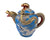 Vintage Japanese Moriage Small Teapot Hot Water Pot Blue Dragonware 2 Cup Capacity - Poppy's Vintage Clothing