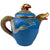 Vintage Japanese Moriage Small Teapot Hot Water Pot Blue Dragonware 2 Cup Capacity - Poppy's Vintage Clothing