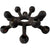 Dansk Jens Quistgaard JHQ Spider Tiny Taper Candle Holders Cast Iron Pair Danish Modern - Poppy's Vintage Clothing