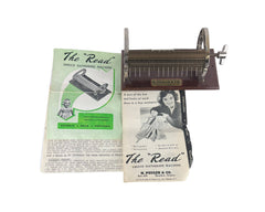 Vintage 1950s Read Smock Gathering Machine with Instructions for Smocking