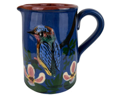 Vintage 1920s Devon Tors Pottery Kingfisher Jug Torquay - Poppy's Vintage Clothing