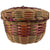 Vintage 1930s Native American Ash Splint Basket Passamaquoddy Penobscot Wabanaki