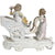 Antique Victorian Bisque Porcelain Figurine Children in Carriage