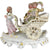 Antique Victorian Bisque Porcelain Figurine Children in Carriage