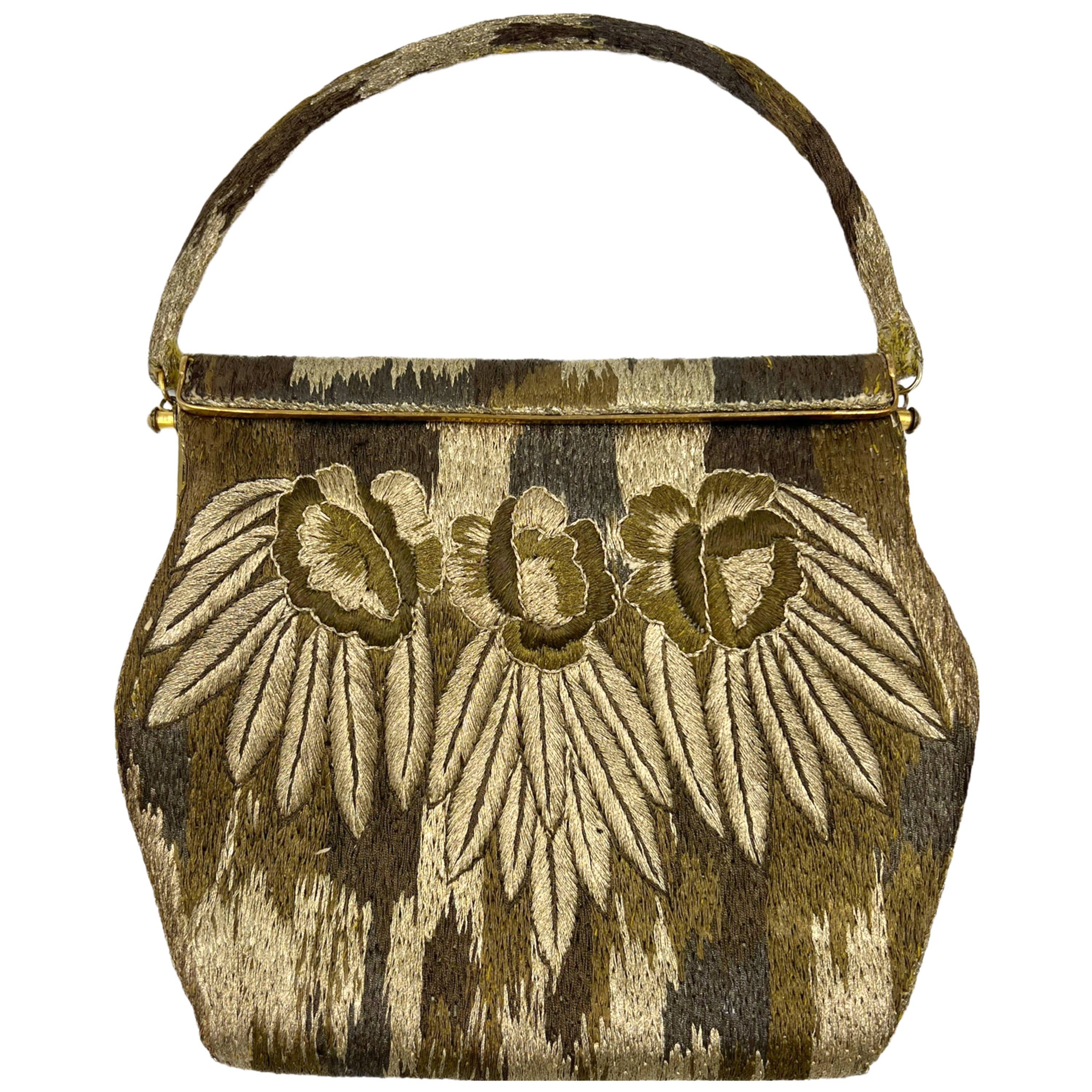 Embroidered Handbag - Etsy