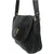 Vintage Courreges Black Leather Shoulder Bag 1980s - Poppy's Vintage Clothing